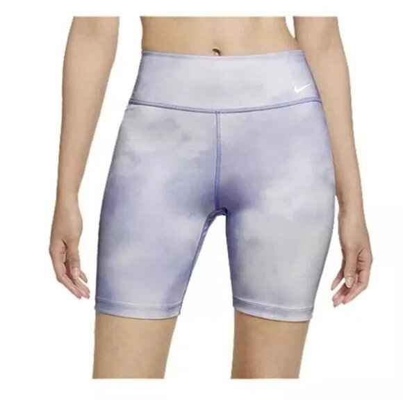 Nike One Dri-FIT Tight Fit Mid Rise 7" Performance Women's Plus Size Bike Short - Picture 1 of 8